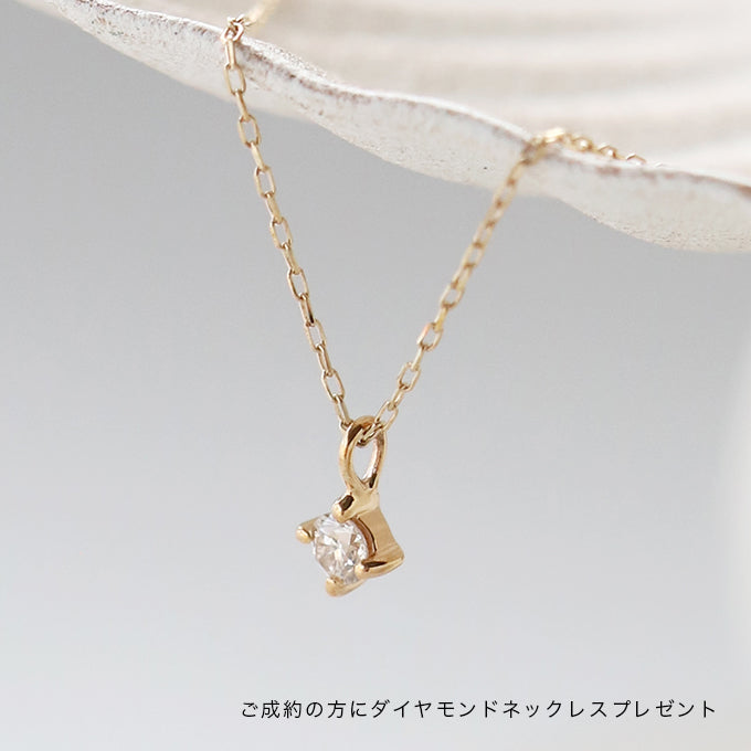 成約特典 ダイヤモンドネックレス