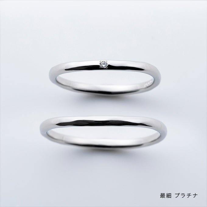 叶えるリング「曲線」プラチナ