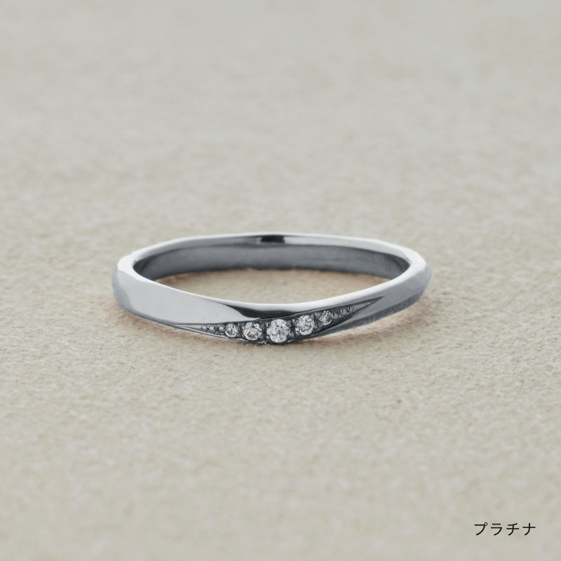 結婚指輪「MICHIRU」満ちる プラチナリング