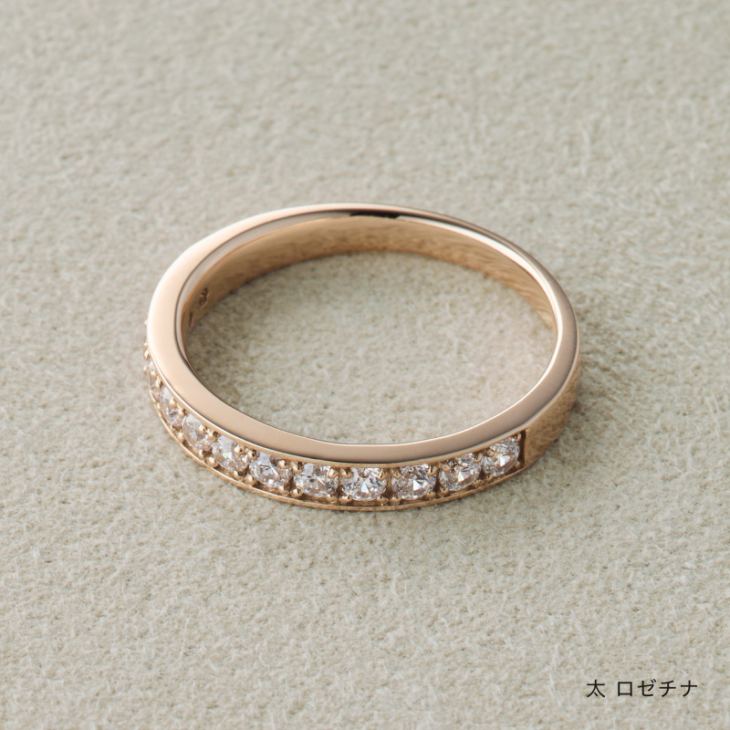 結婚指輪 叶えるレール クリアダイヤ ロゼチナ 商品画像