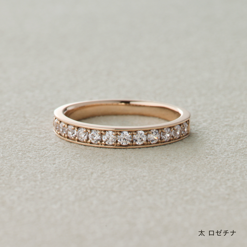結婚指輪 叶えるレール クリアダイヤ ロゼチナ 商品画像