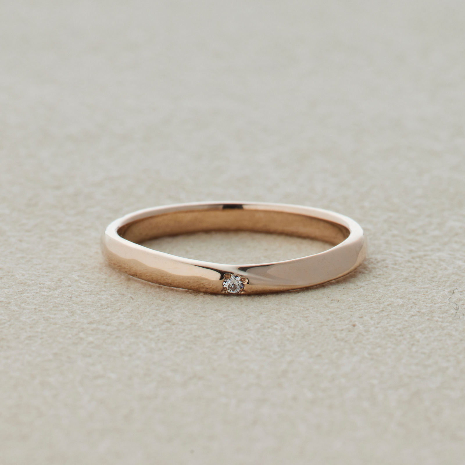 結婚指輪「SESERAGI」せせらぎ ロゼチナピンクゴールドリング