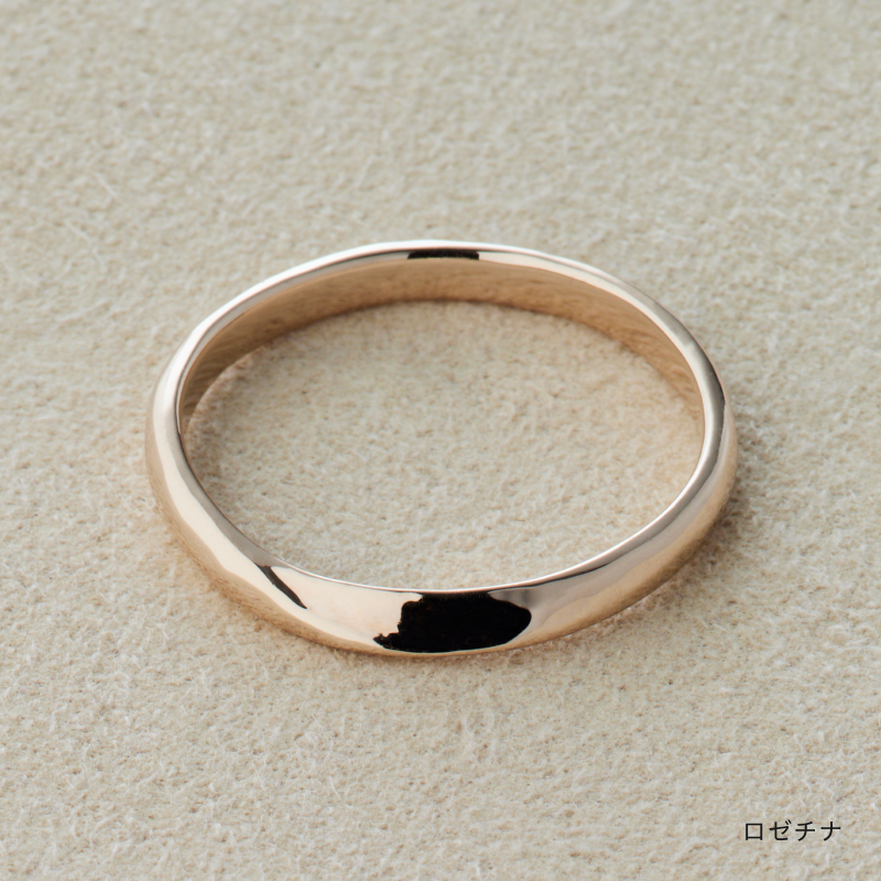結婚指輪「SESERAGI」せせらぎ ロゼチナピンクゴールドリング