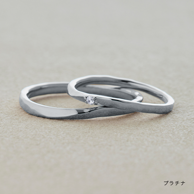 結婚指輪 そよ風スリム プラチナ 商品画像