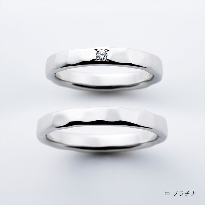 結婚指輪 商品画像 叶えるたたき プラチナ