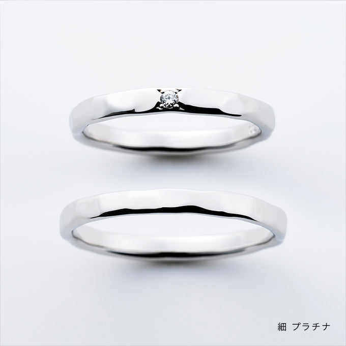 結婚指輪 商品画像 叶えるたたき プラチナ