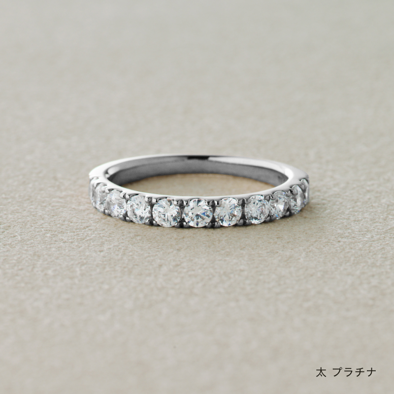 結婚指輪 叶えるツメ クリアダイヤ プラチナ 商品画像