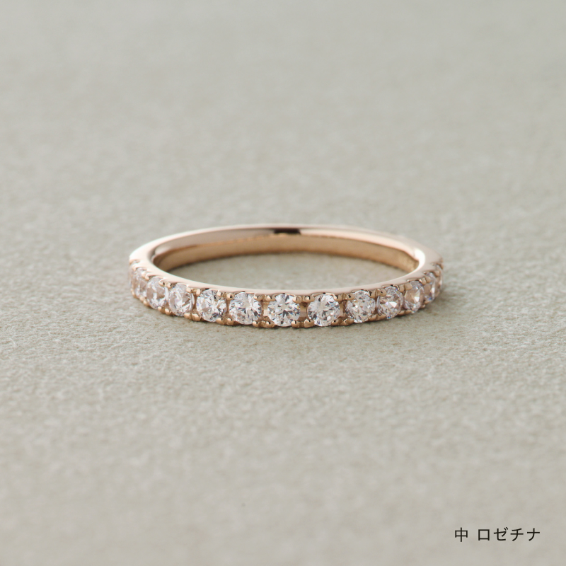 結婚指輪 叶えるツメ クリアダイヤ ロゼ
チナ 商品画像