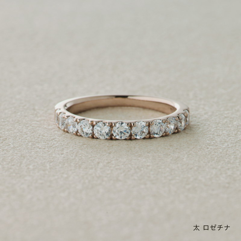 結婚指輪 叶えるツメ クリアダイヤ ロゼ
チナ 商品画像