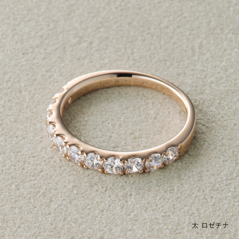 結婚指輪 叶えるツメ クリアダイヤ ロゼチナ 商品画像
