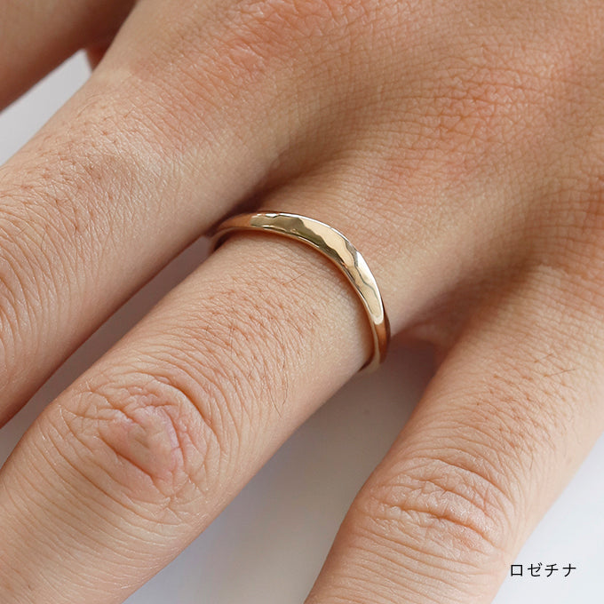 結婚指輪 まなざし ロゼチナ 着用画像