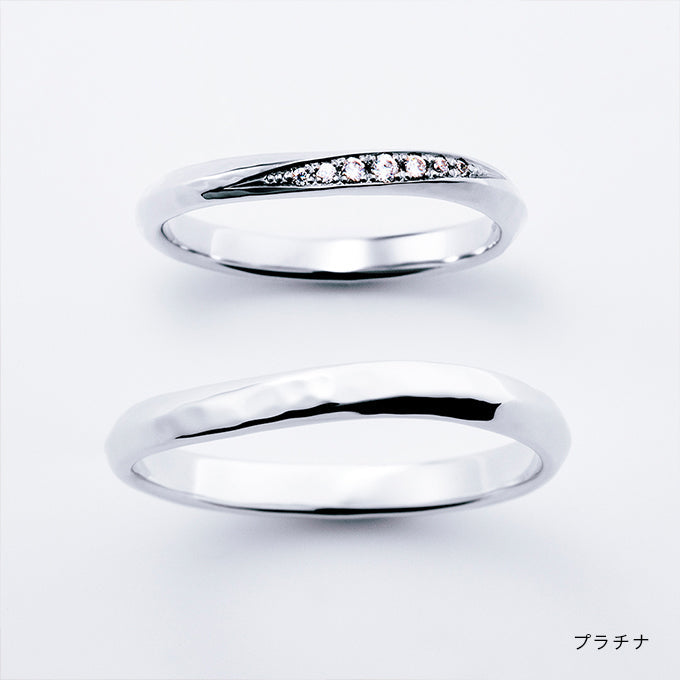 結婚指輪「YUTAKA」豊か　プラチナリング