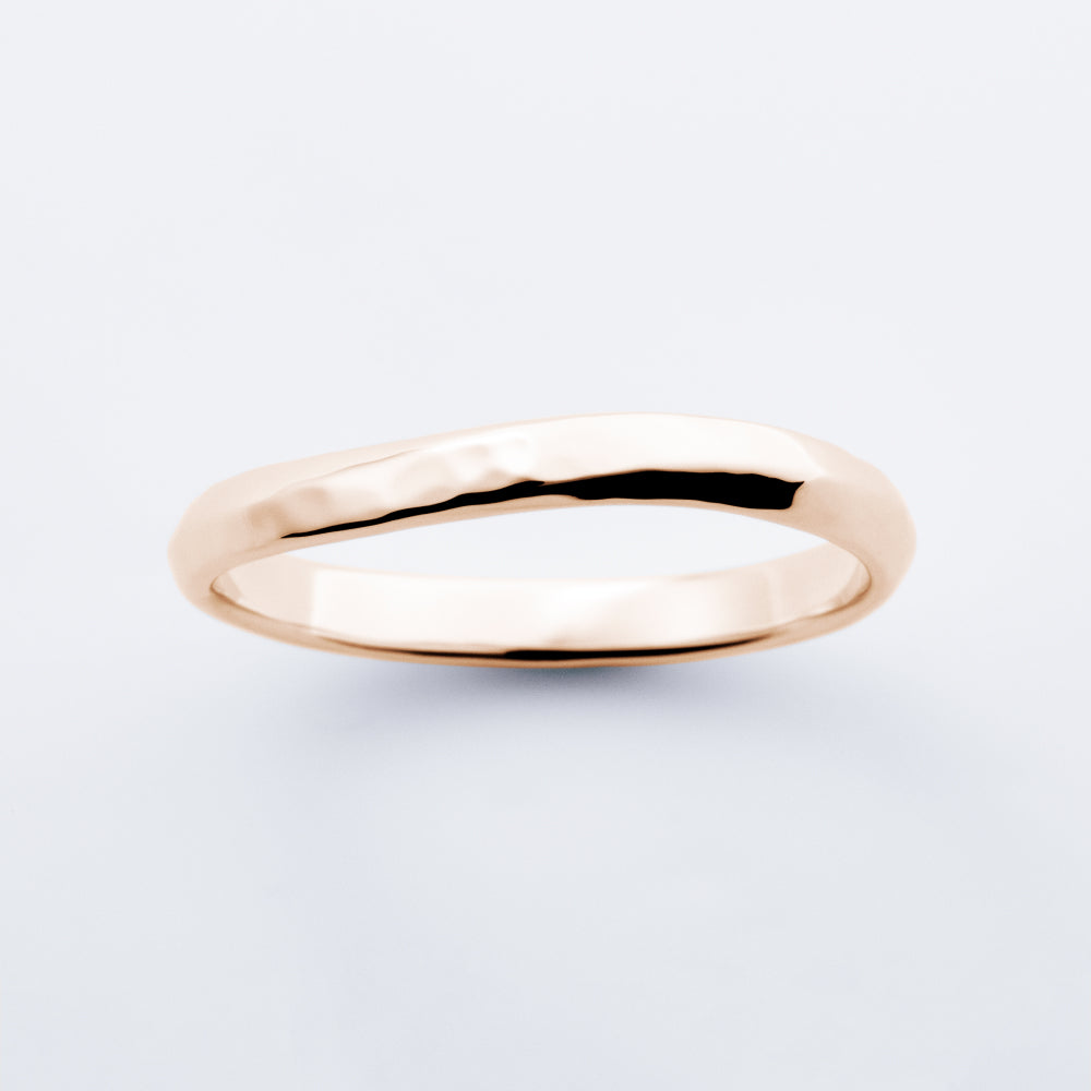 結婚指輪「YUTAKA」豊か　ロゼチナピンクゴールドリング